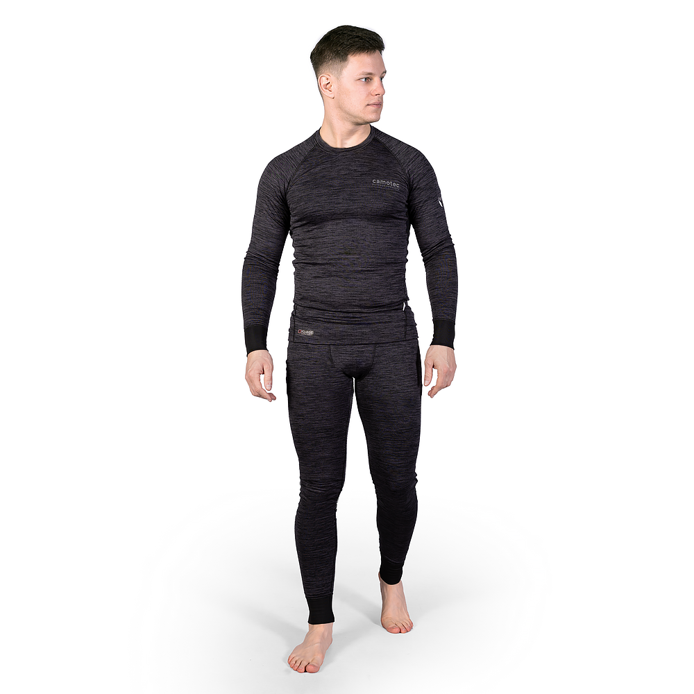 Термобілизна LVL2 Polarheat QS Pro 2.0 Сірий Меланж