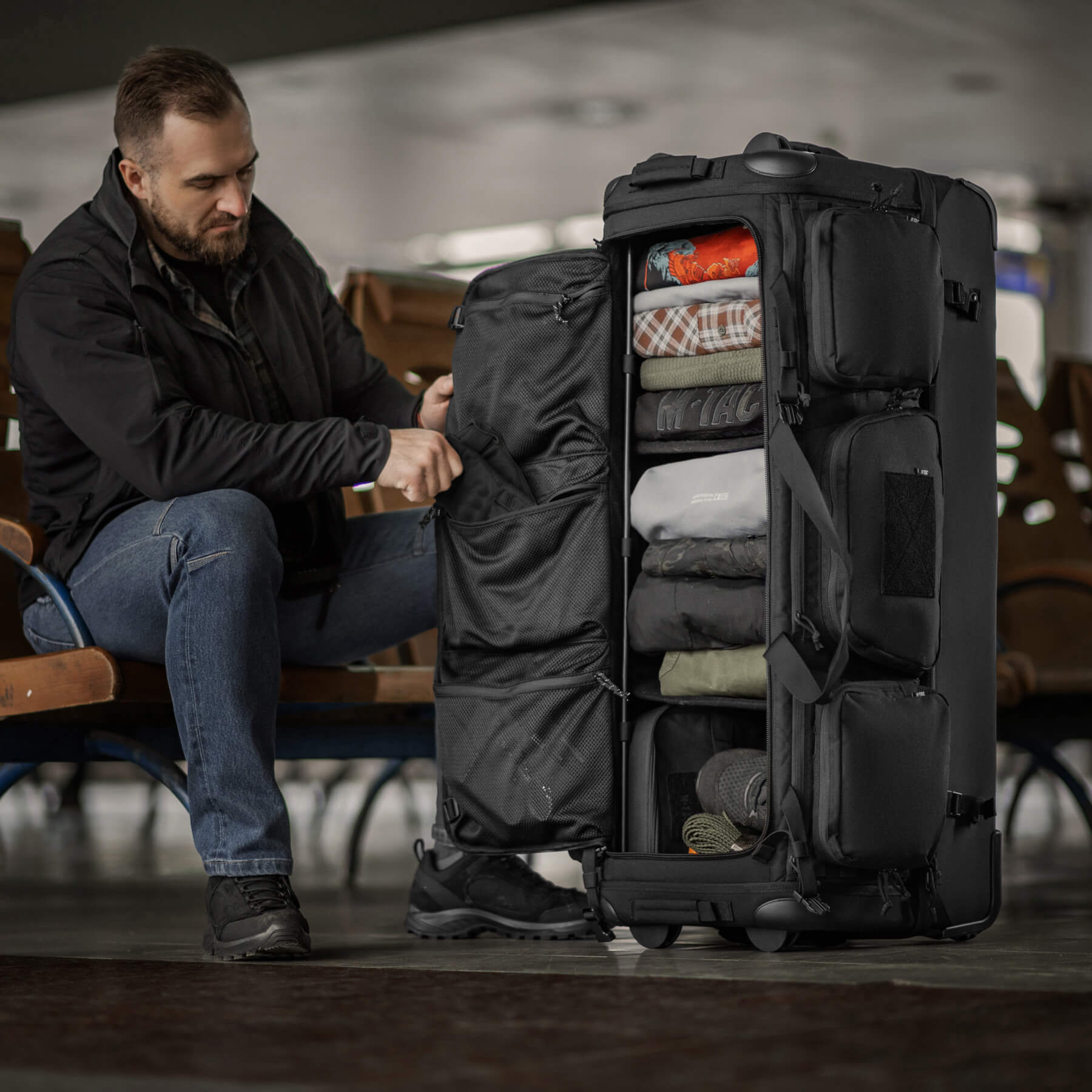 M-Tac сумка транспортна 185л Black
