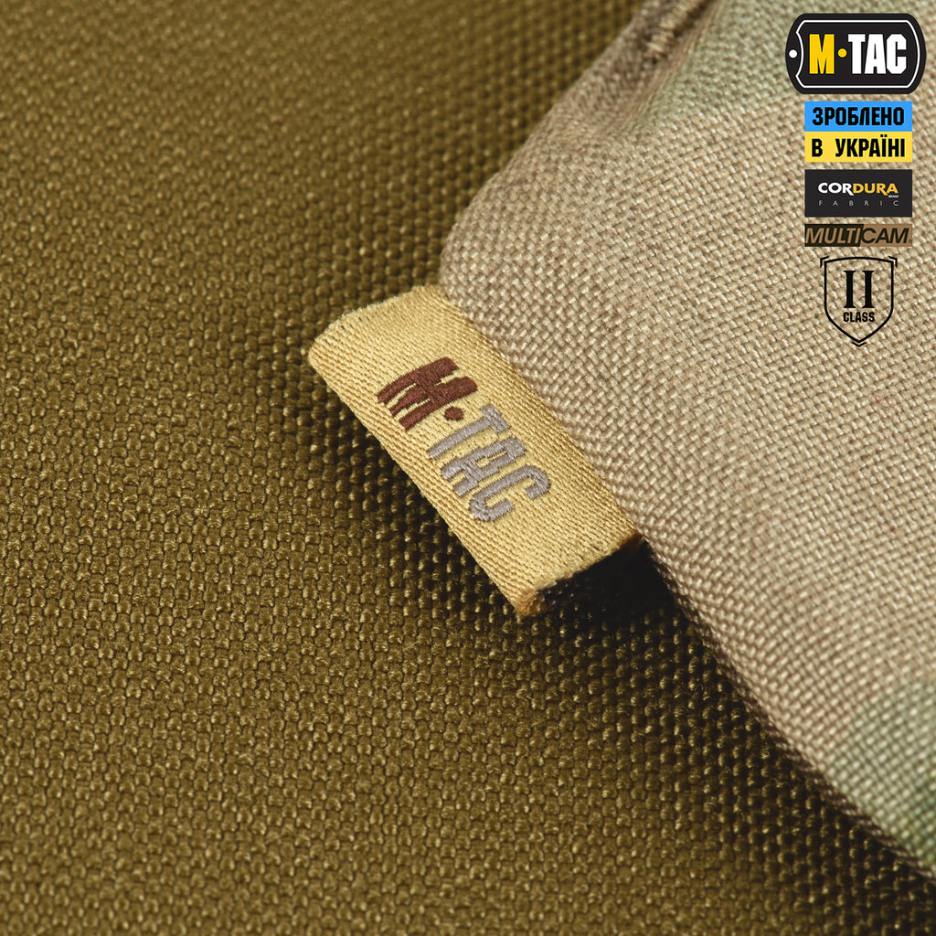 M-Tac фартух протиуламковий з балістичним пакетом 2 клас Laser Cut Multicam