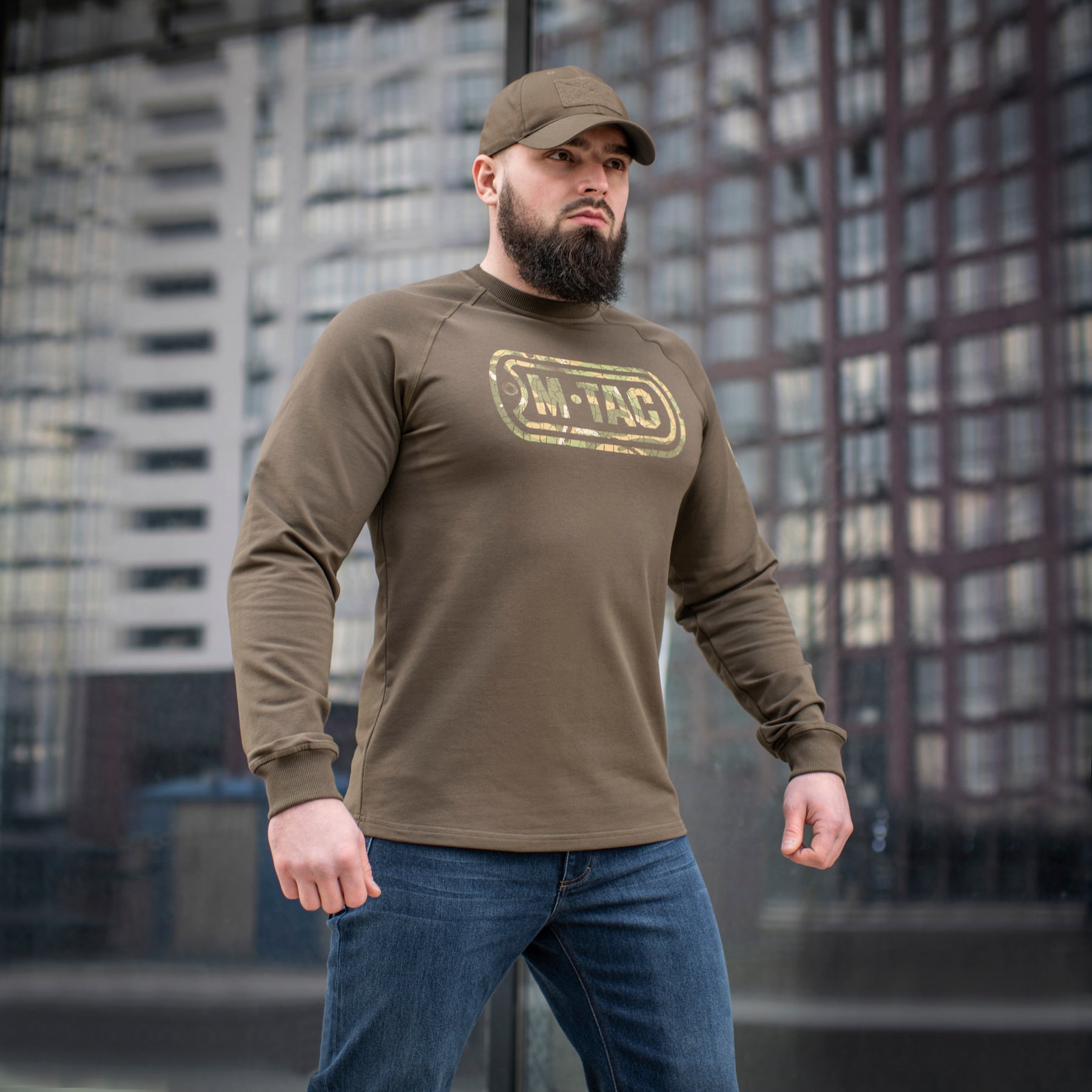 M-Tac реглан Logo Dark Olive