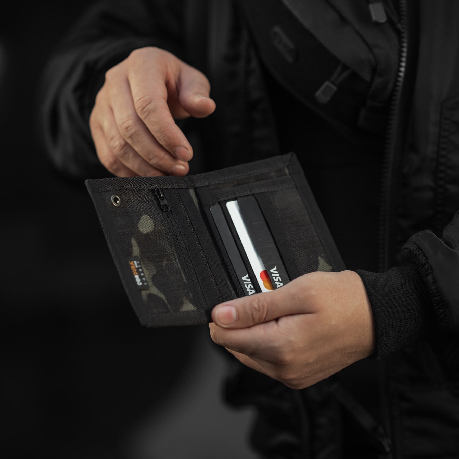 M-Tac гаманець Tactical Wallet Elite Multicam Black