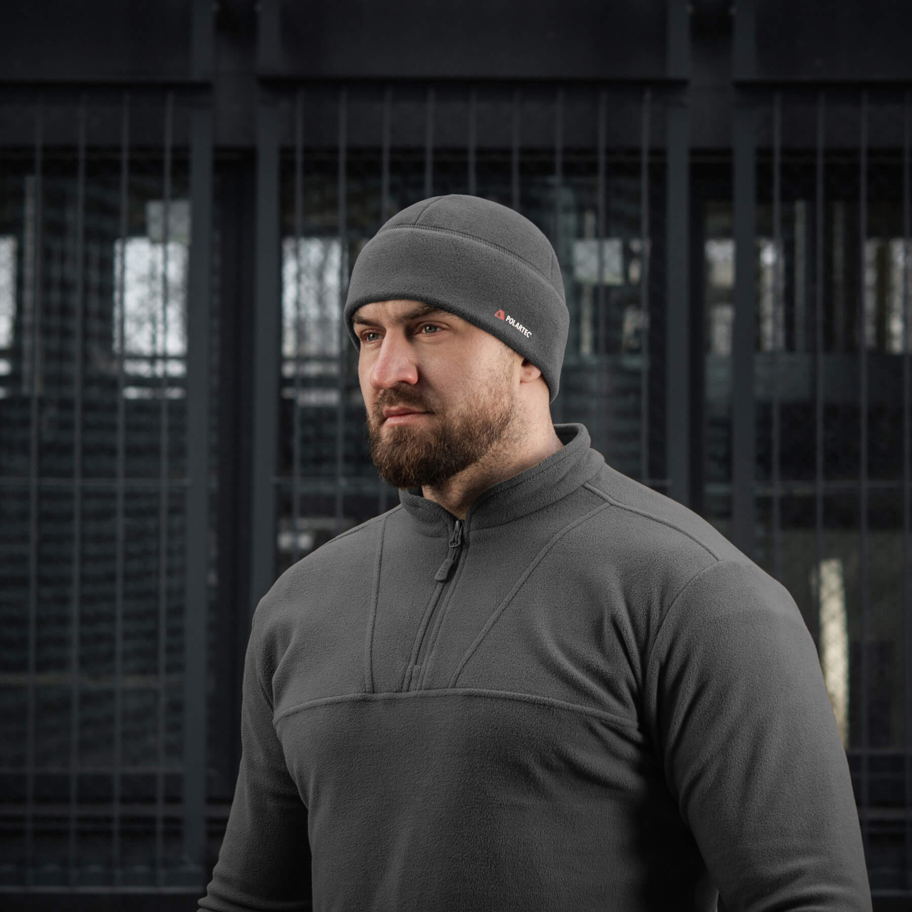M-Tac шапка Watch Cap Polartec Cold Weather Dark Grey