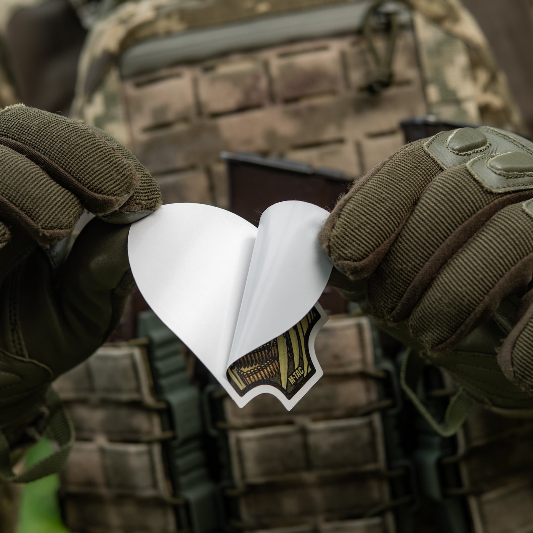 M-Tac наклейка Valkyrie Ranger Green