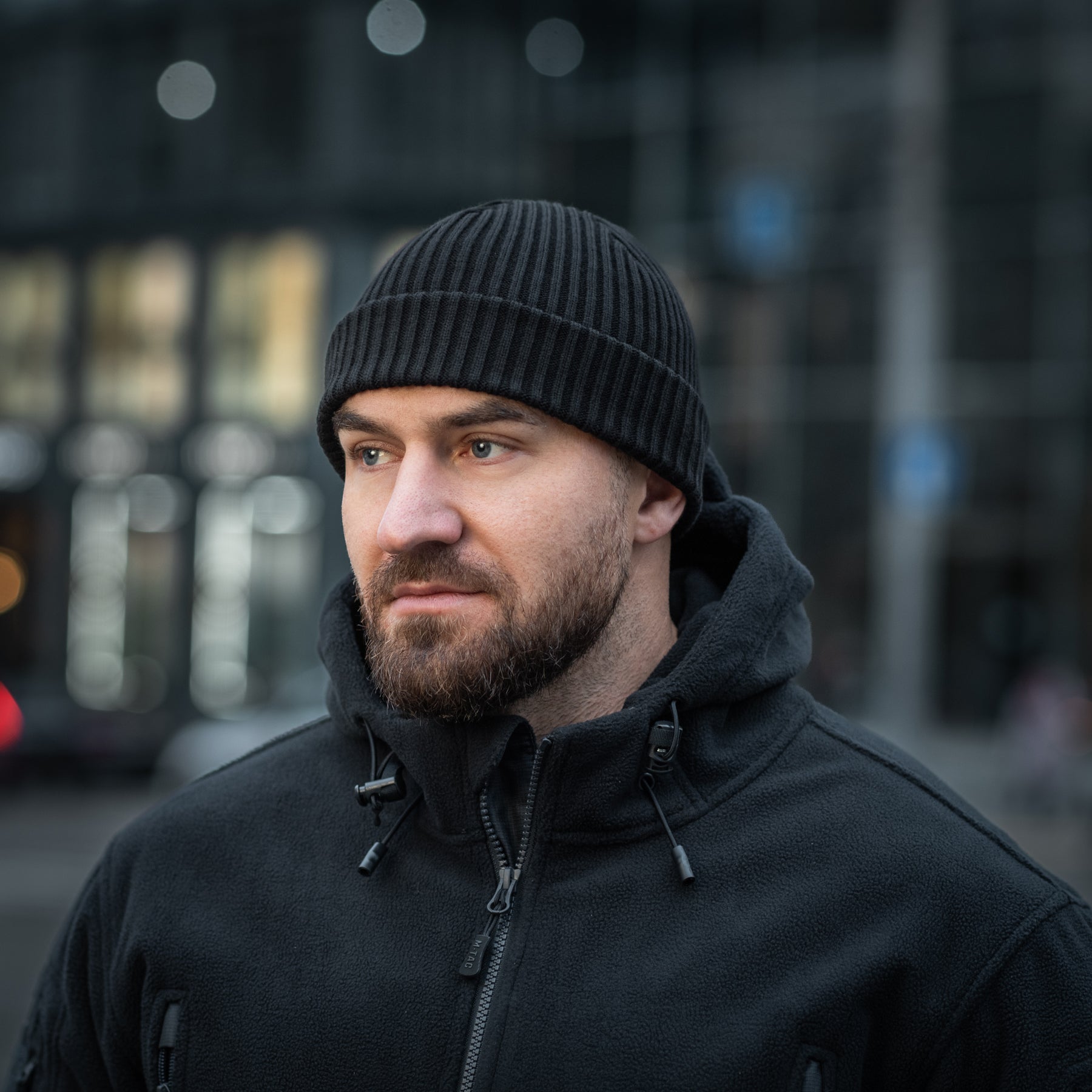 M-Tac шапка вязана 100% акрил Black