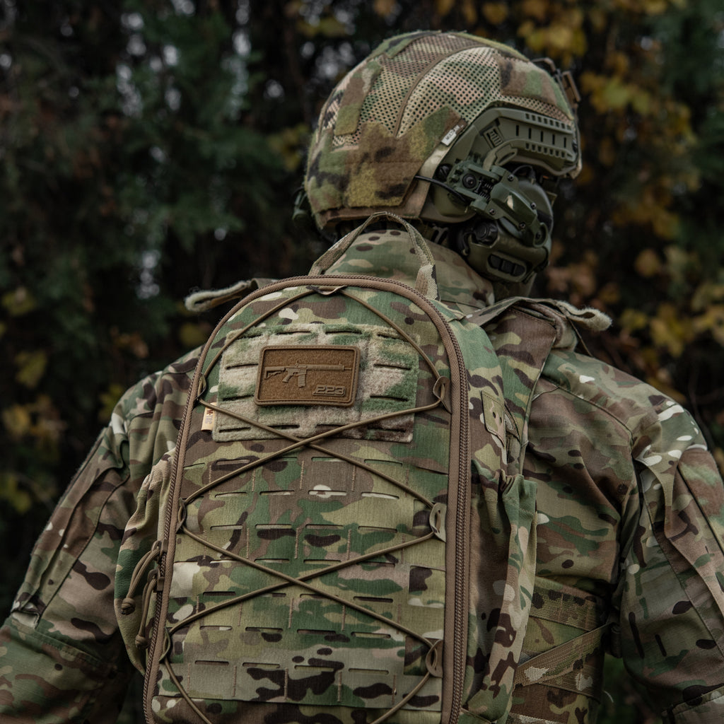 M-Tac нашивка AR-15 Velcro/PVC Coyote