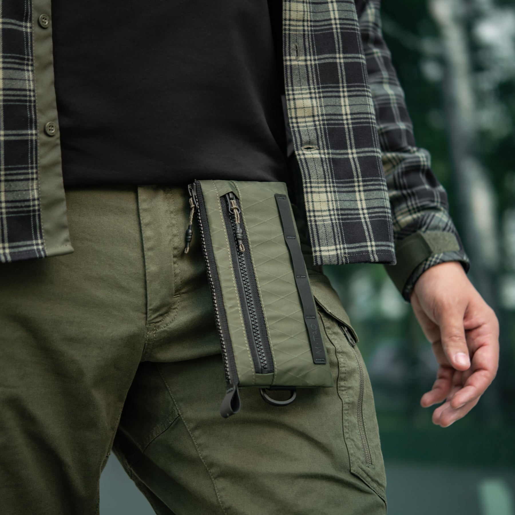M-Tac гаманець горизонтальний з карабіном X-PAC Elite Ranger Green