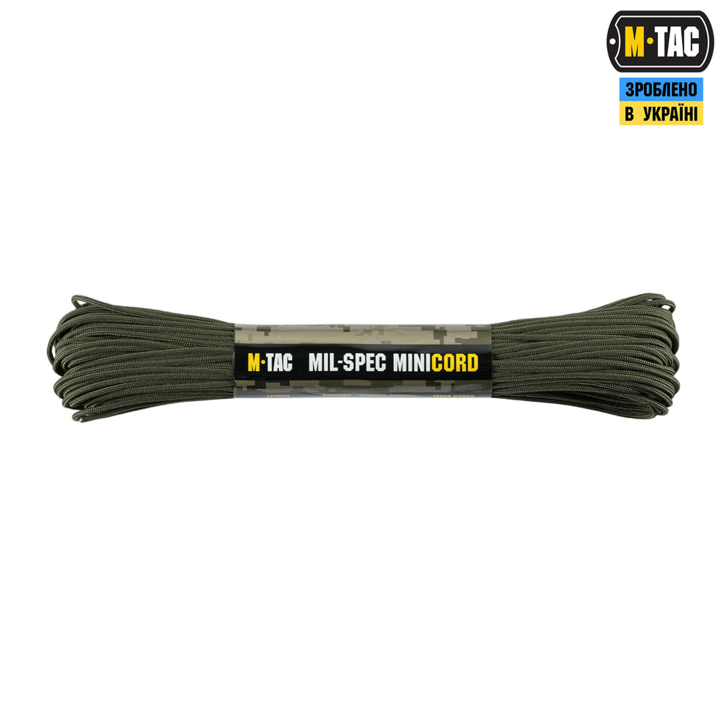 M-Tac паракорд Minicord Mil-Spec 30m Ranger Green