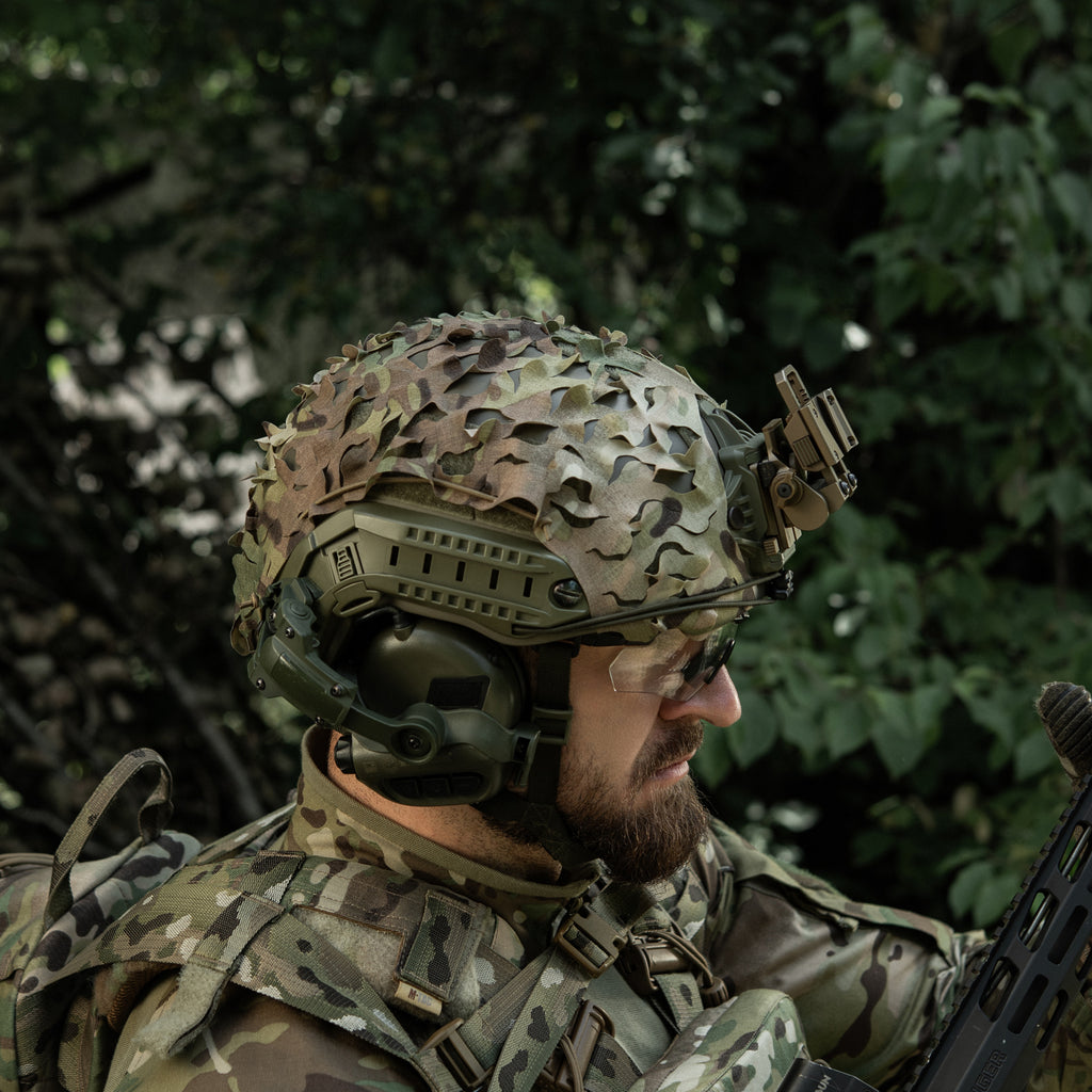 M-Tac кавер на шолом Вільха FAST Multicam