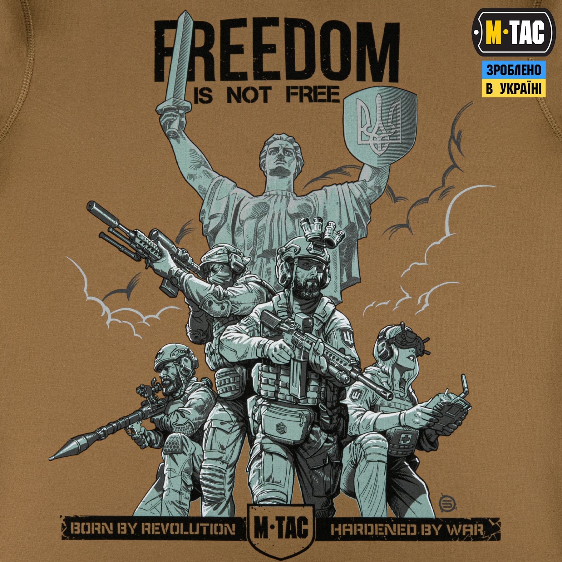 M-Tac кофта Hoodie Freedom Coyote Brown