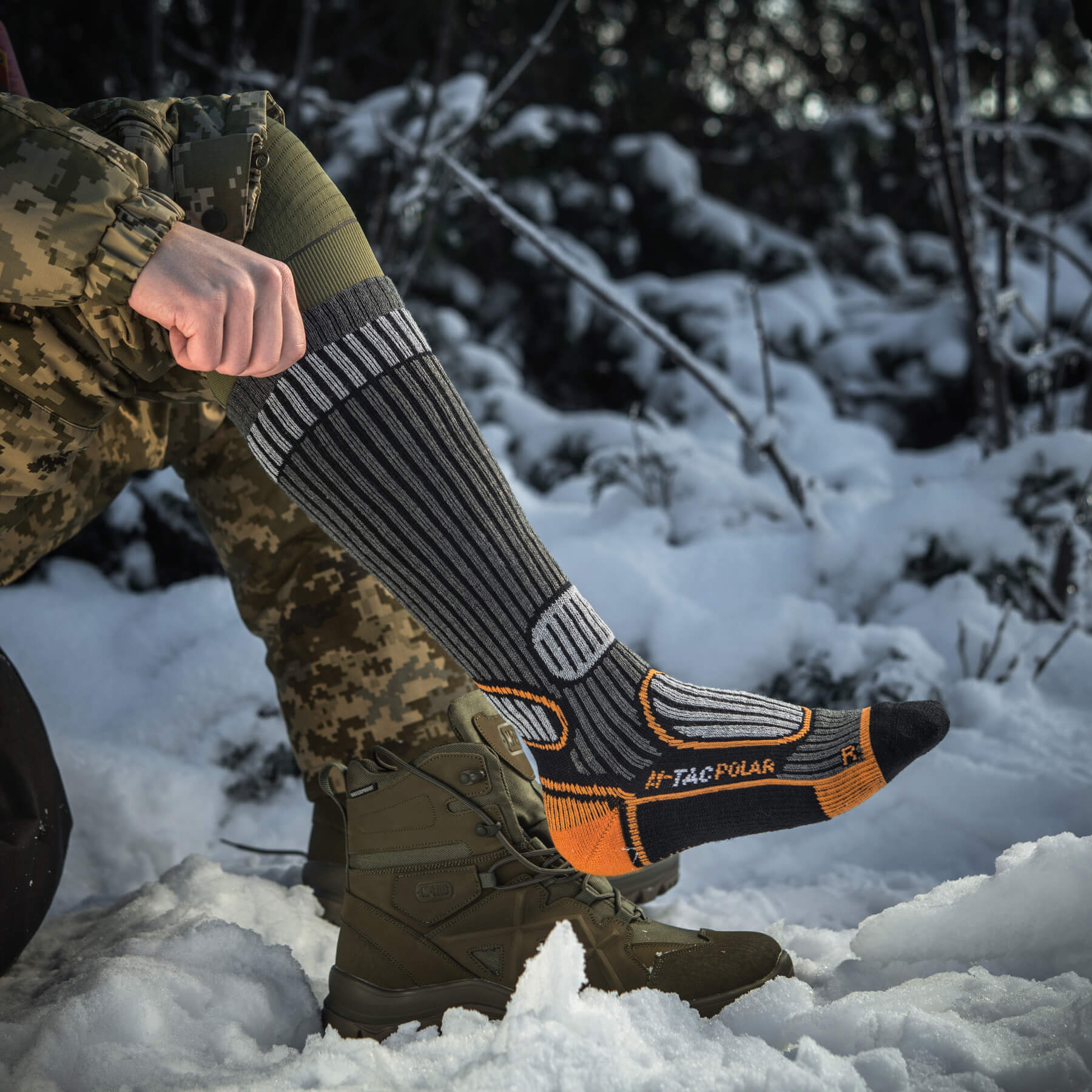 M-Tac шкарпетки Polar Merino 40% Long Black
