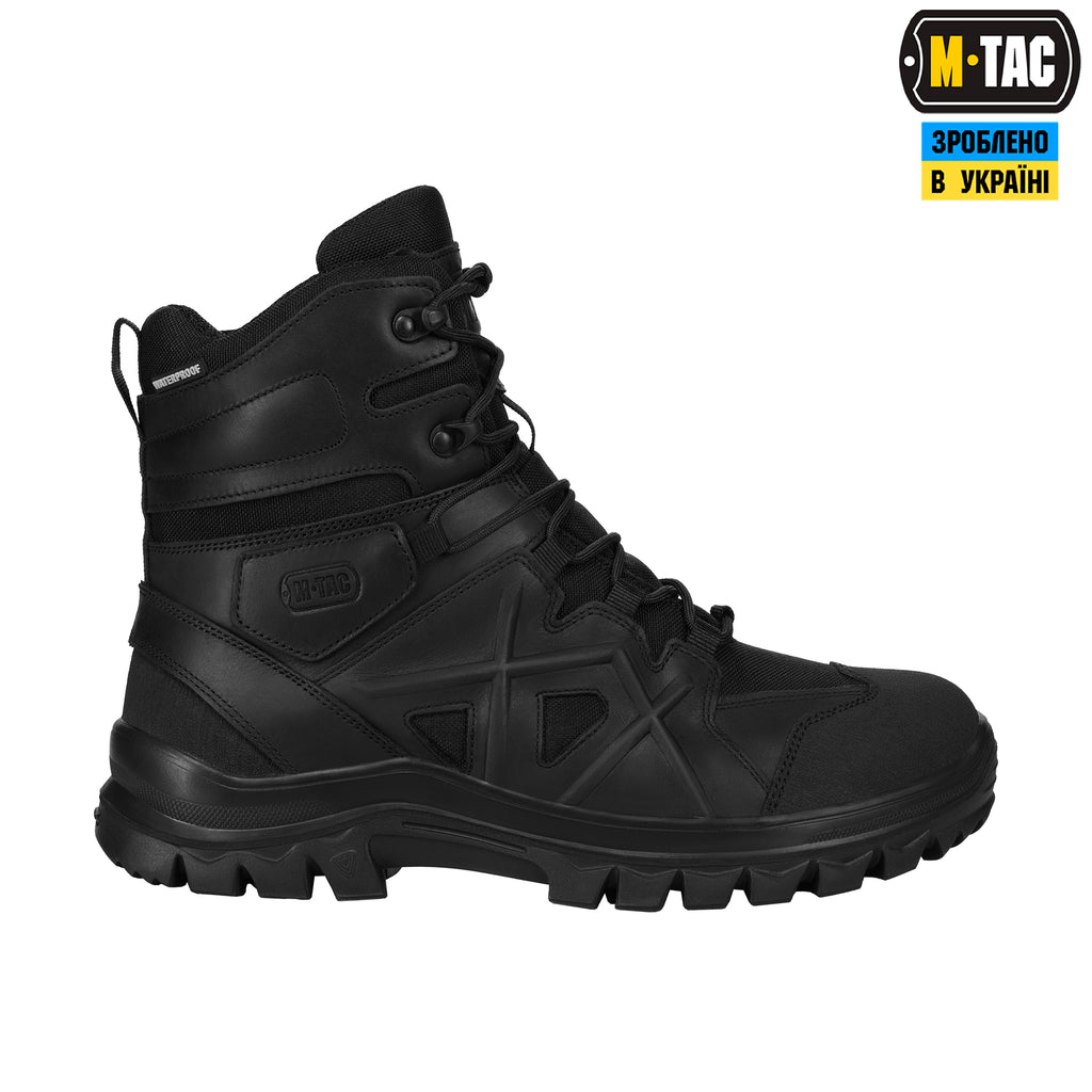 M-Tac черевики польові з утеплювачем Winter Cross Black