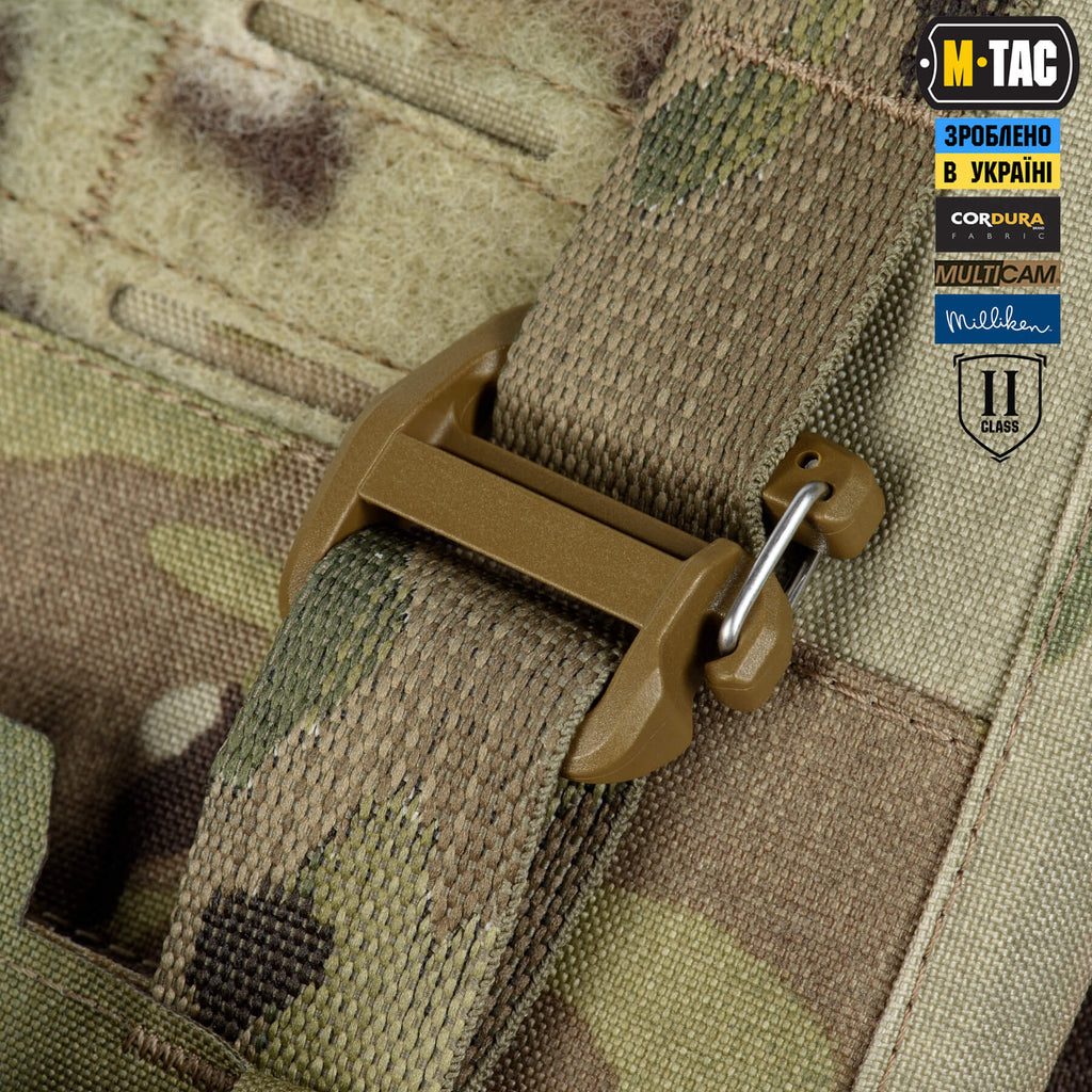 M-Tac плитоноска Cuirass Tiger Elite 2 клас захисту (розмір плити M) Multicam