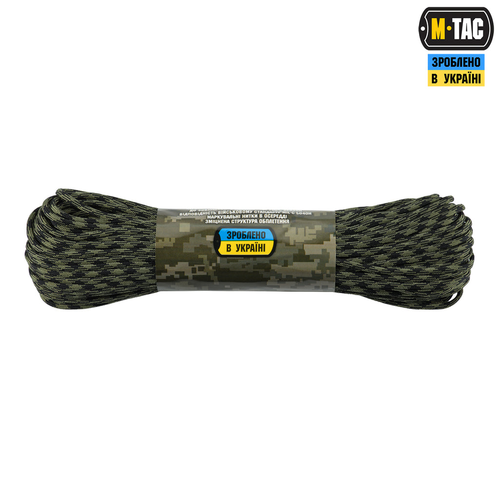 M-Tac паракорд 550 mil-spec Black Forest 30м