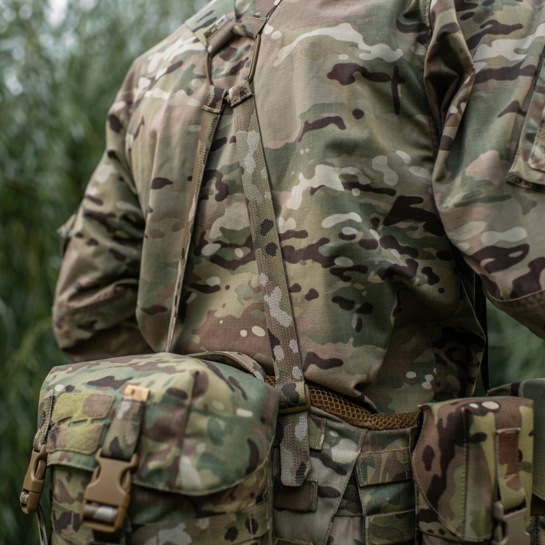 M-Tac ремені плечові для тактичного пояса Laser Cut Multicam