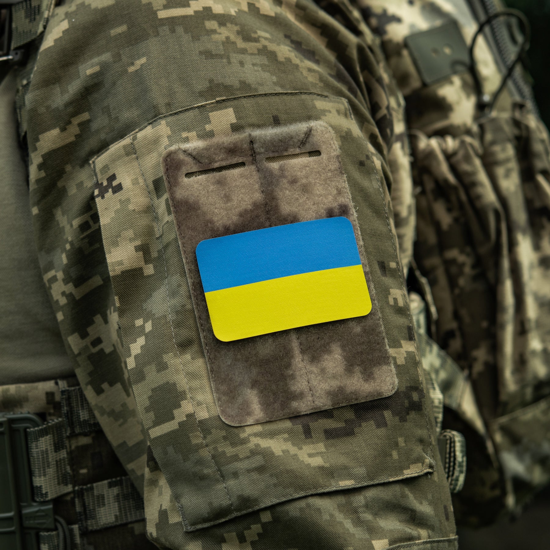 M-Tac нашивка прапор України (80х50 мм) Yellow/Blue