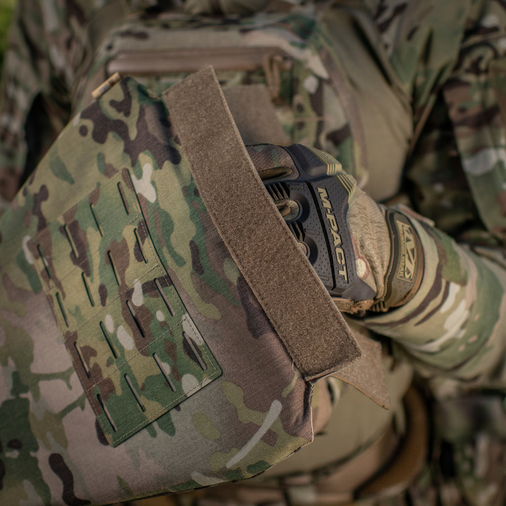 M-Tac фартух протиуламковий з балістичним пакетом 2 клас Laser Cut Multicam