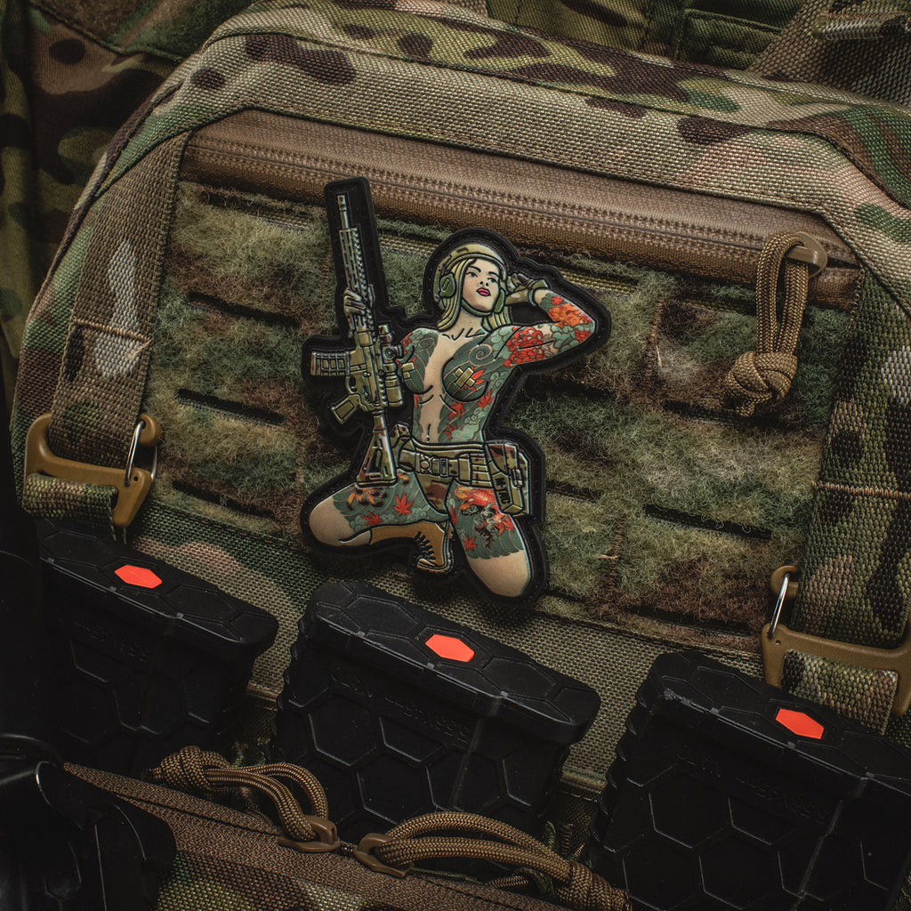M-Tac нашивка Tactical girl Якудза PVC MC