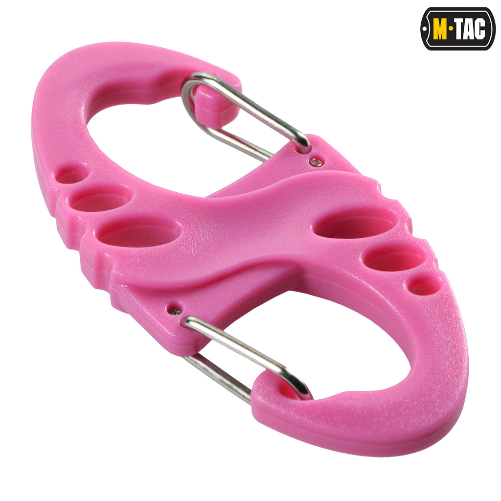 M-Tac карабін S-Hook пластиковий Pink