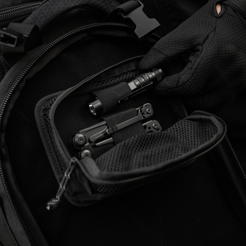 M-Tac вставка модульна кишеня на блискавці Black