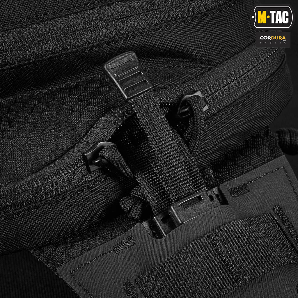 M-Tac сумка Sling Pistol Bag Hex з липучкою Black