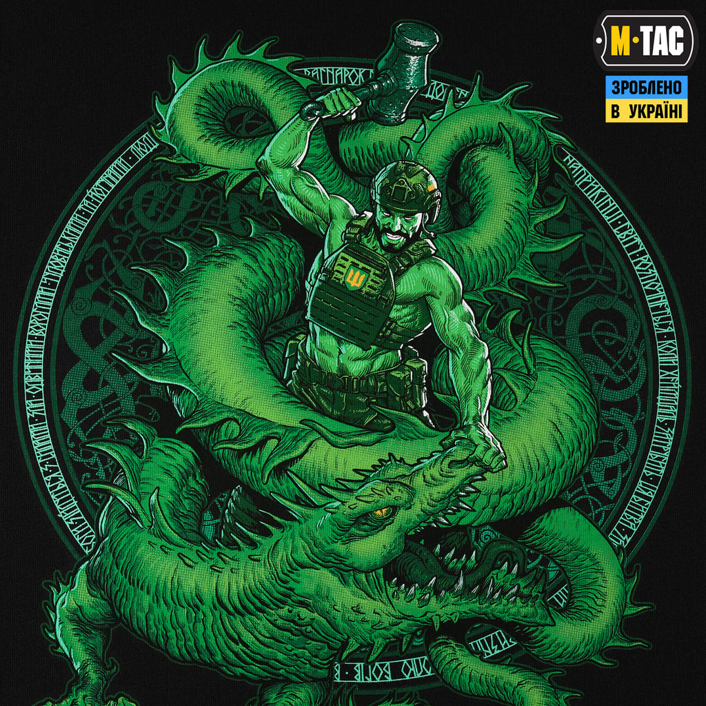 M-Tac футболка Ragnarok Night Vision Cotton Hard Black