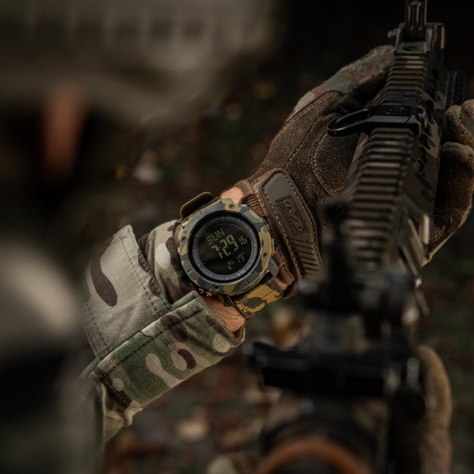 M-Tac годинник тактичний з компасом 2095 Camo