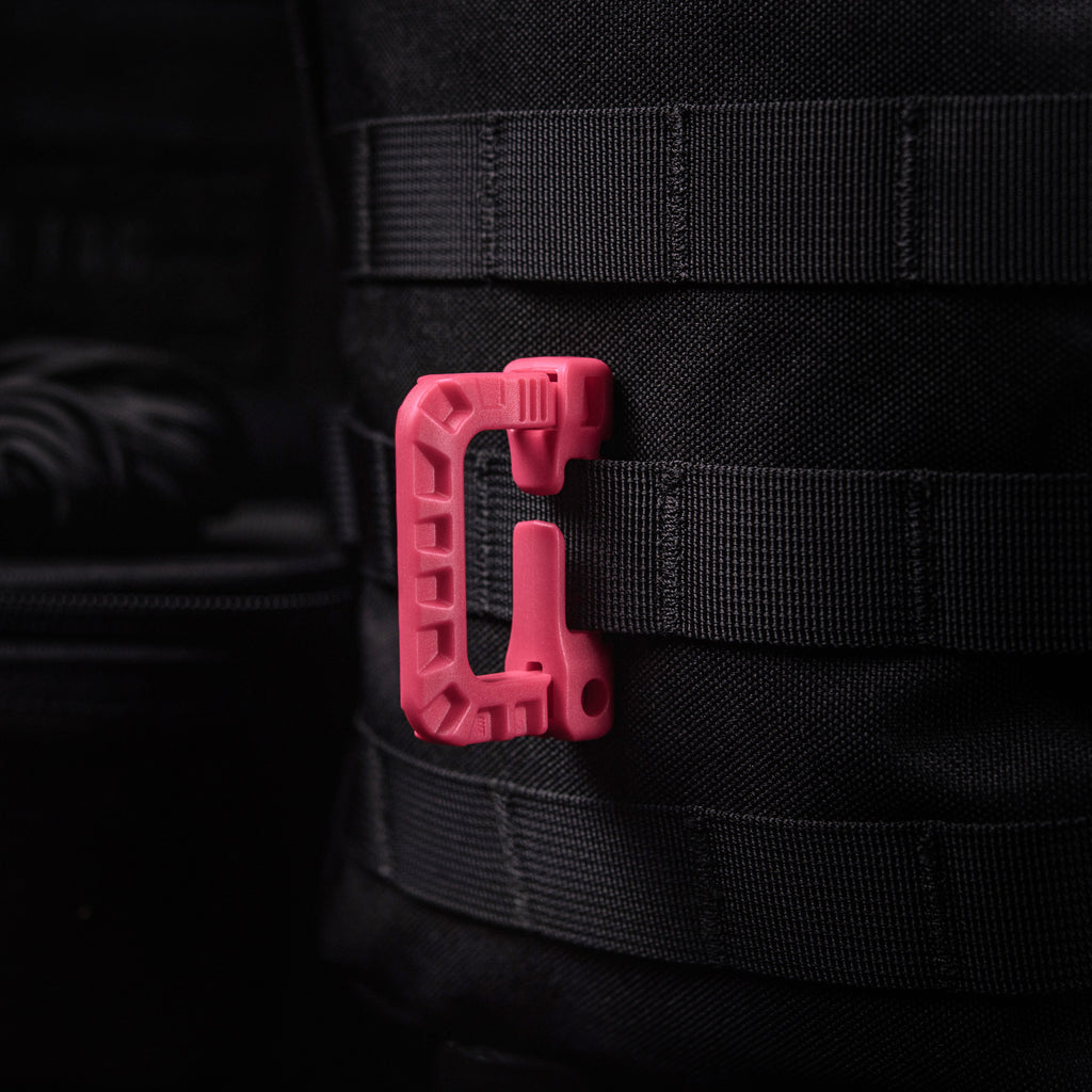Карабін пластиковий Grimloc Pink