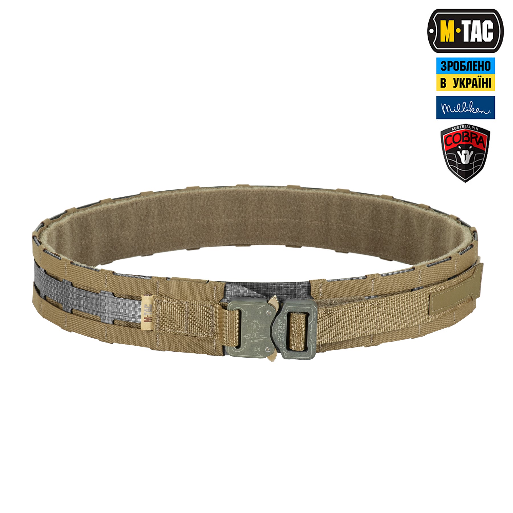 M-Tac ремінь Tiger Belt Cobra Buckle Coyote