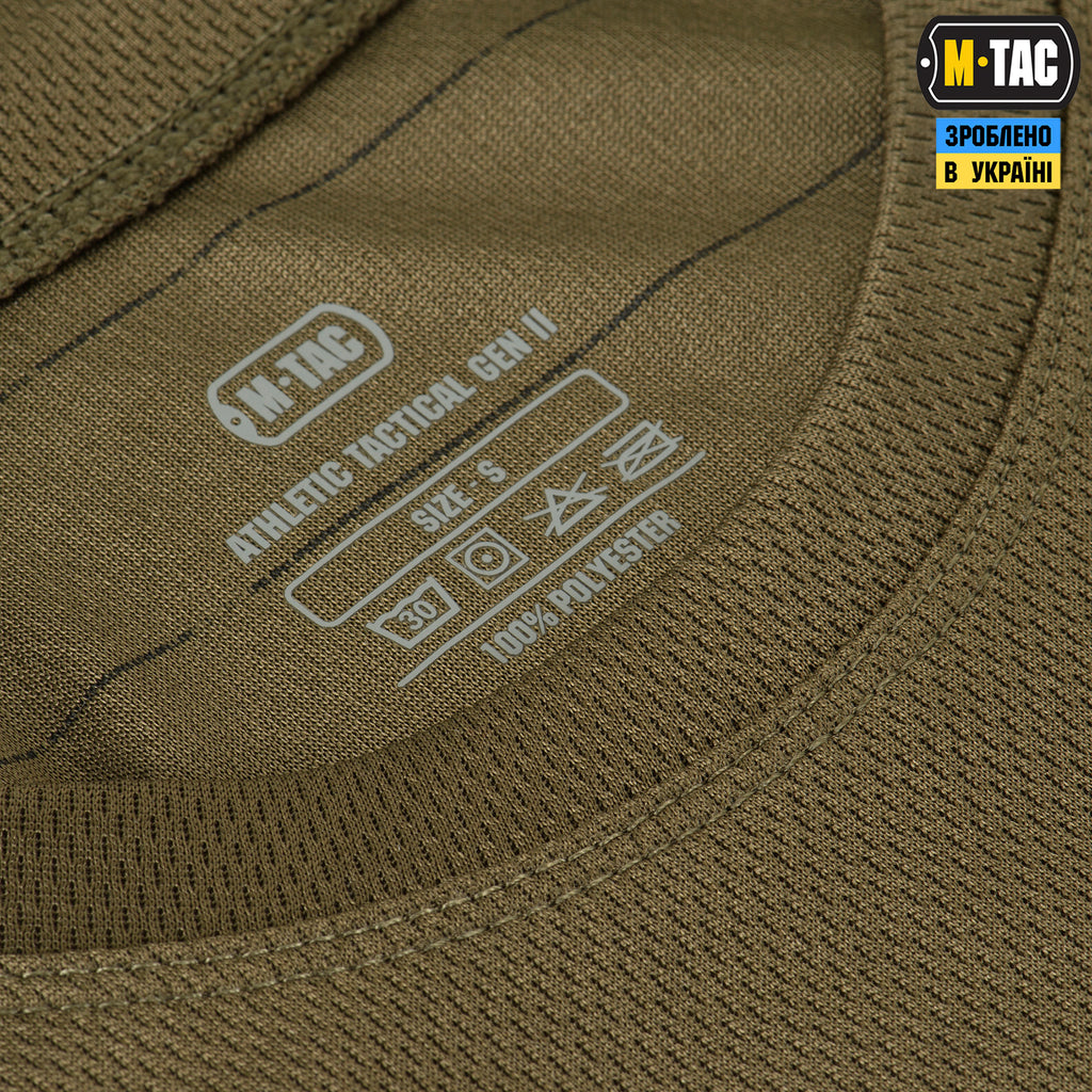 M-Tac футболка потовідвідна Athletic Gen. 2 Olive