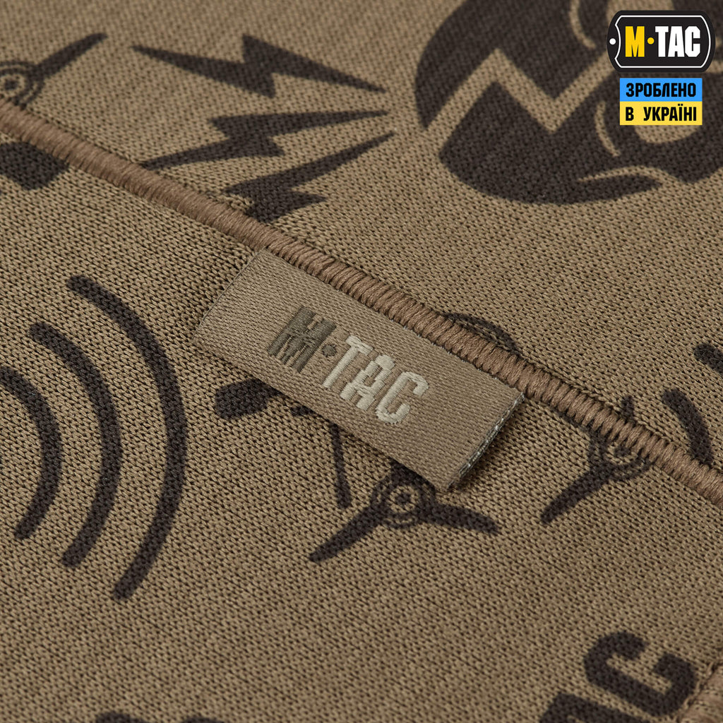 M-Tac шарф-труба мікрофліс Drone Pattern Tan