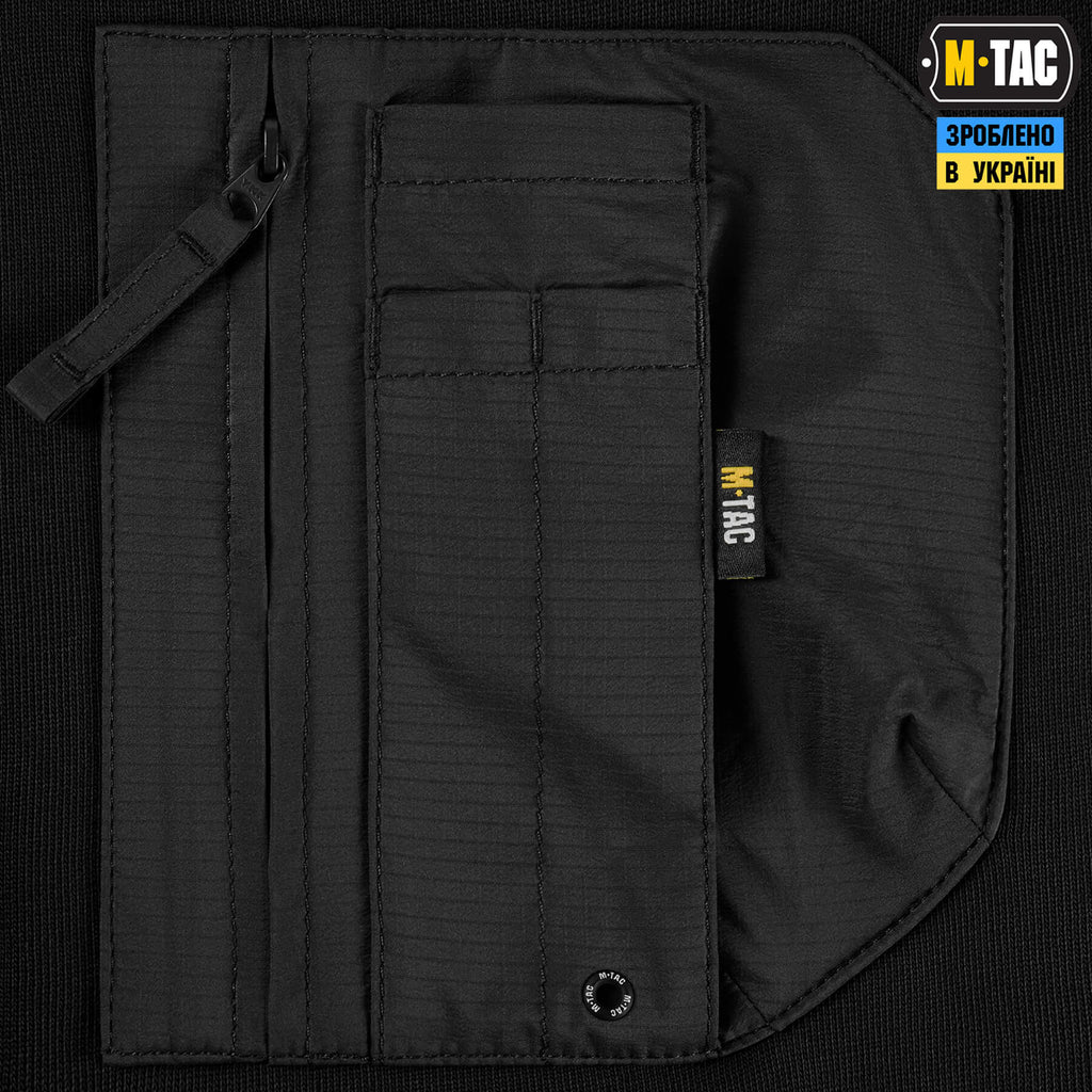 M-Tac світшот Nylon Pocket Cotton Hard Black