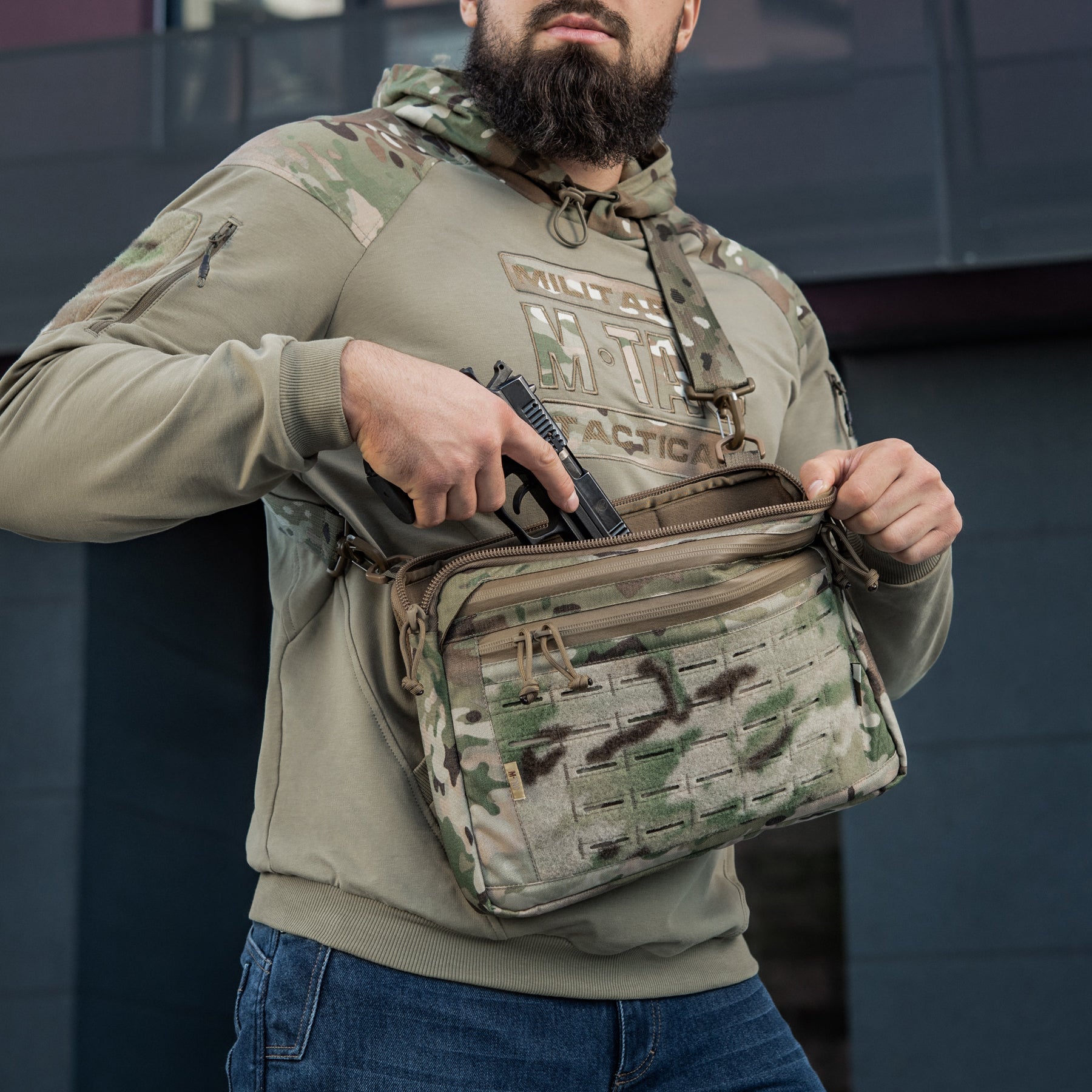 M-Tac сумка Admin Bag Large Elite з липучкою Multicam