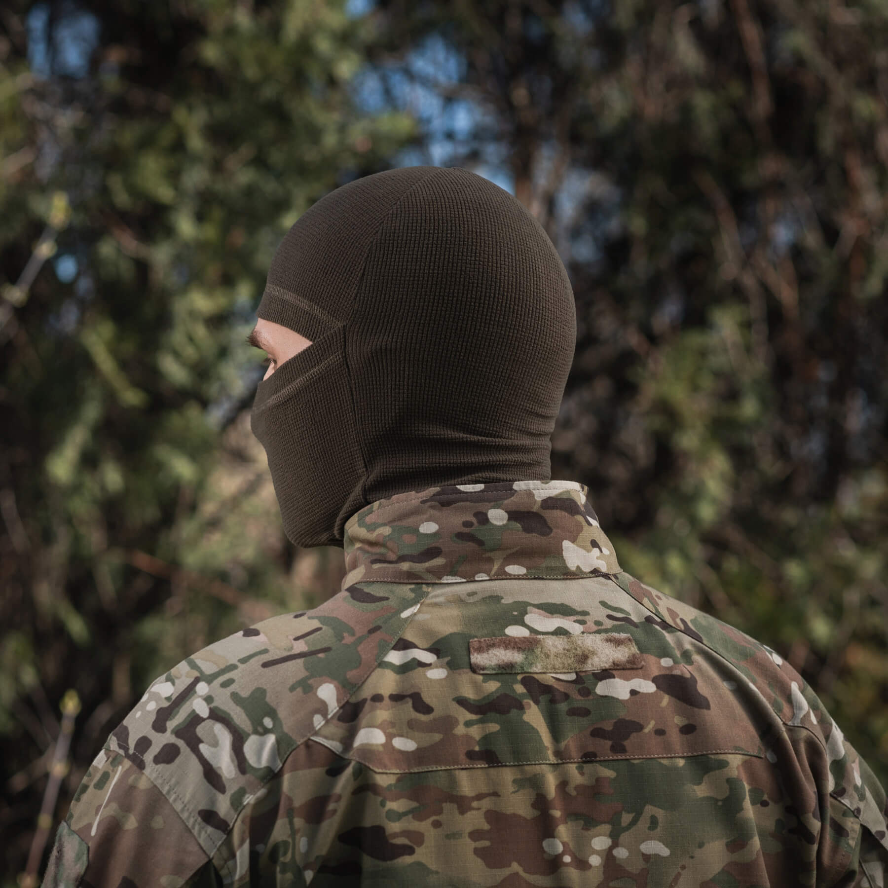 M-Tac балаклава-ніндзя Basic мікрофліс ріп-стоп Dark Olive