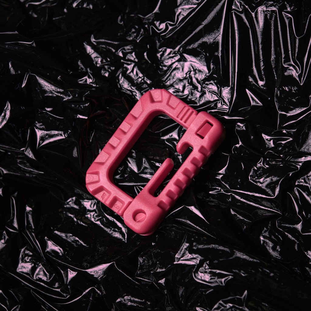 Карабін пластиковий Grimloc Pink