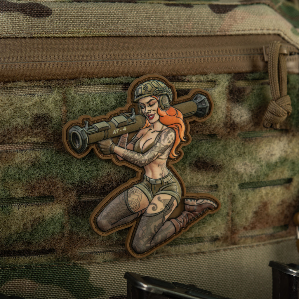 M-Tac нашивка Tactical girl №9 PVC Skandinavik