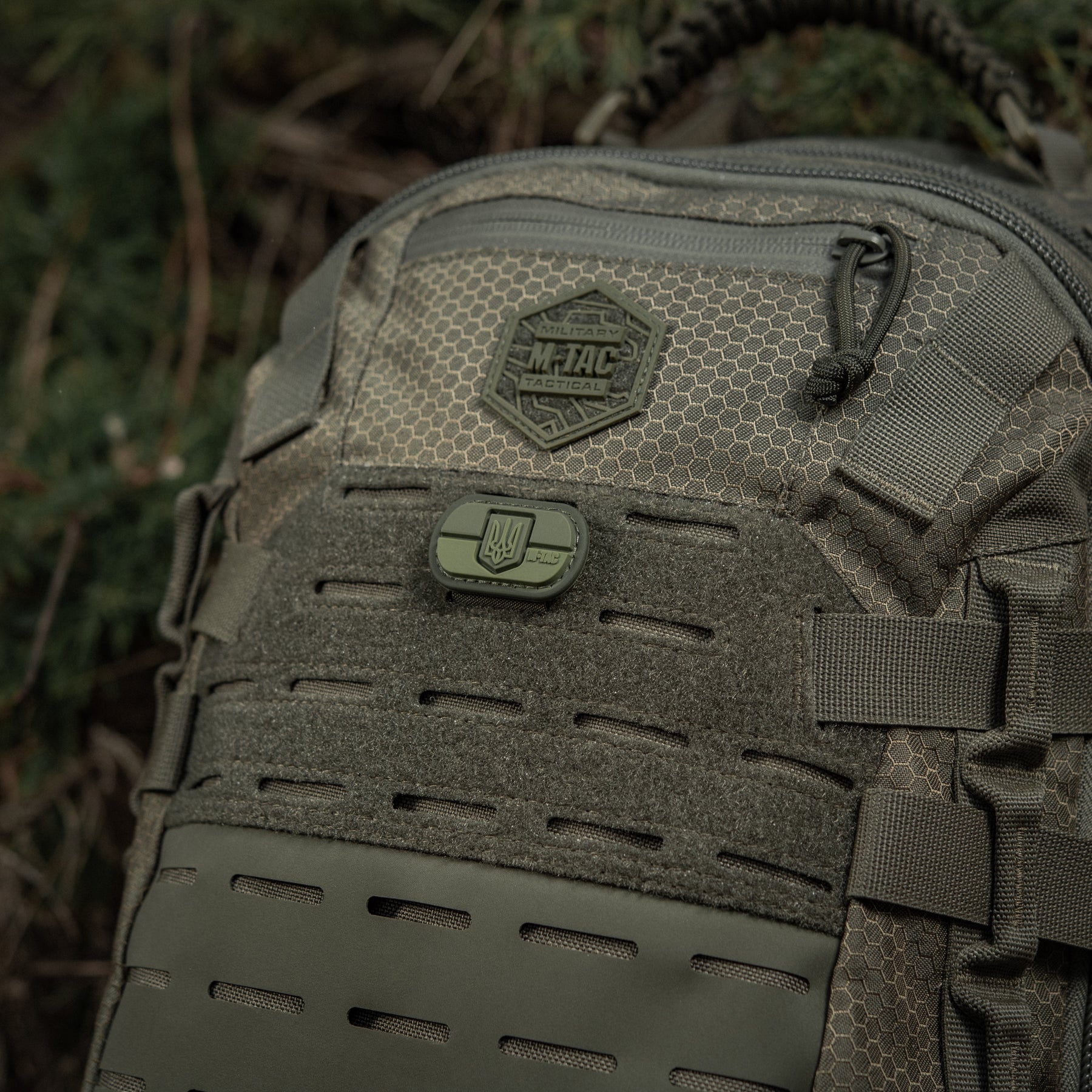 M-Tac MOLLE Patch Прапор України з гербом PVC Ranger Green