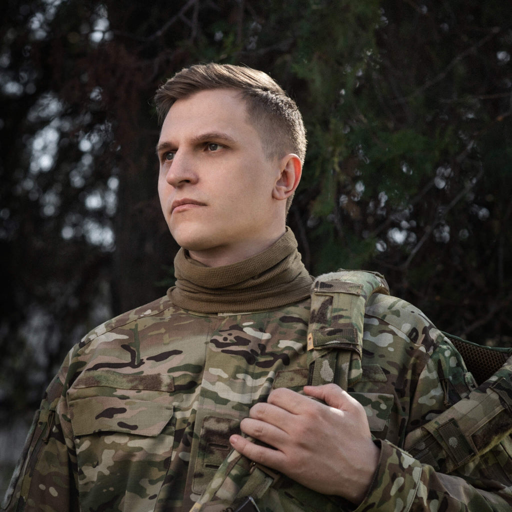 M-Tac шарф-труба мікрофліс ріп-стоп Tan