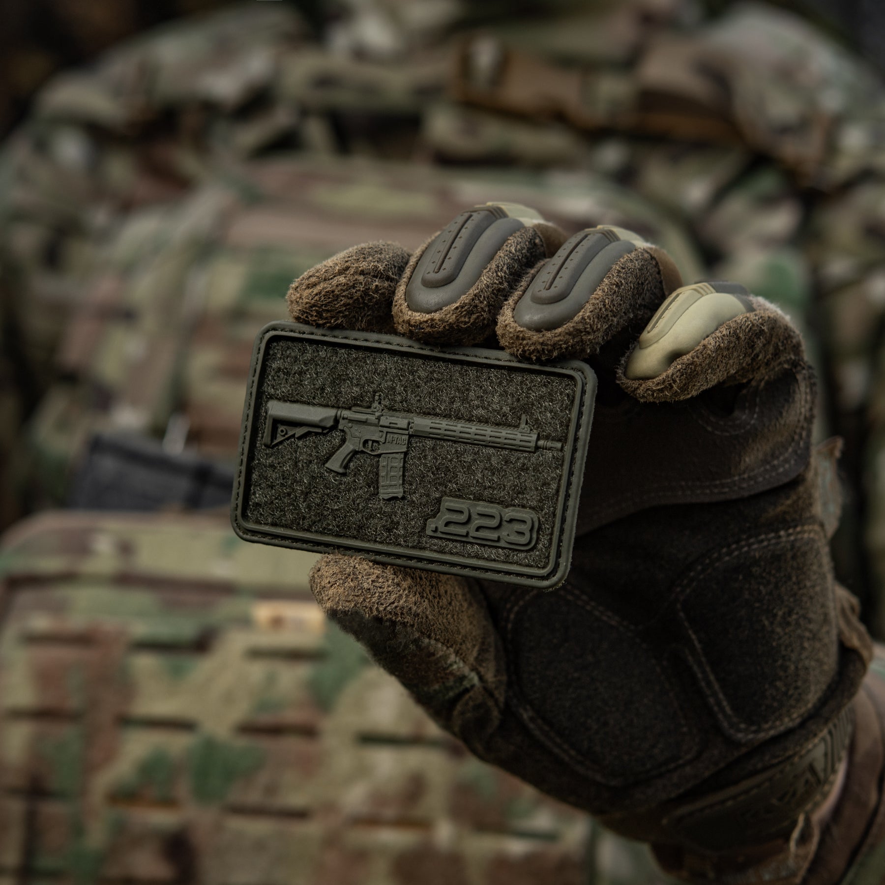 M-Tac нашивка AR-15 Velcro/PVC Ranger Green