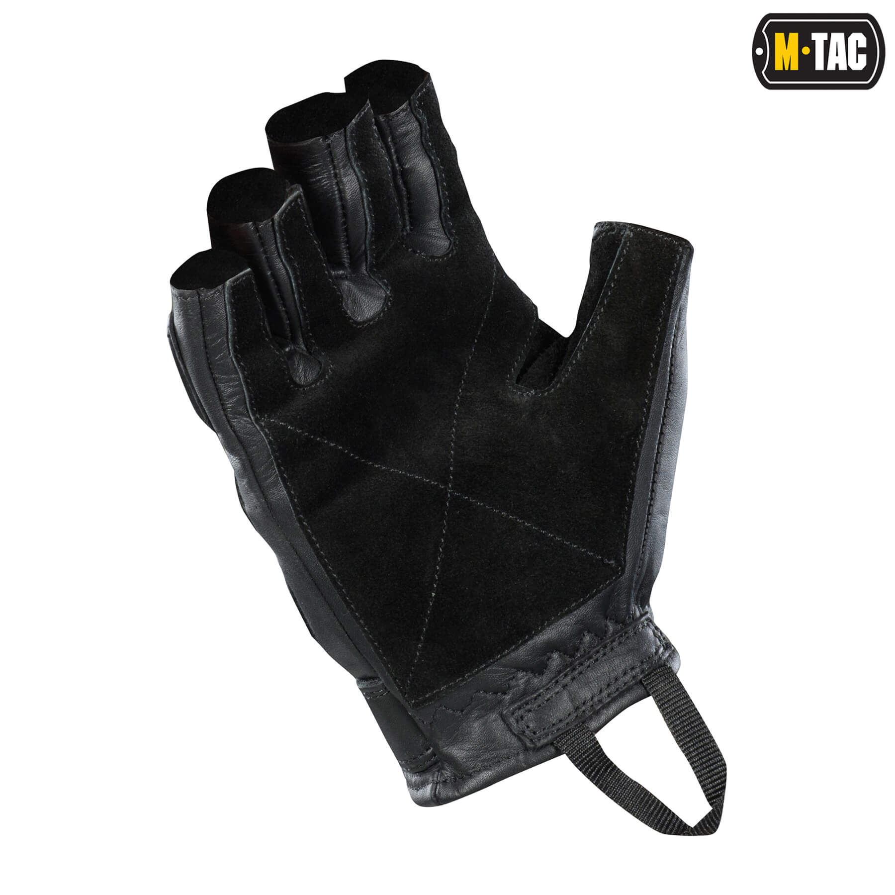 M-Tac рукавички безпалі шкіряні Assault Tactical Mk.1 Black