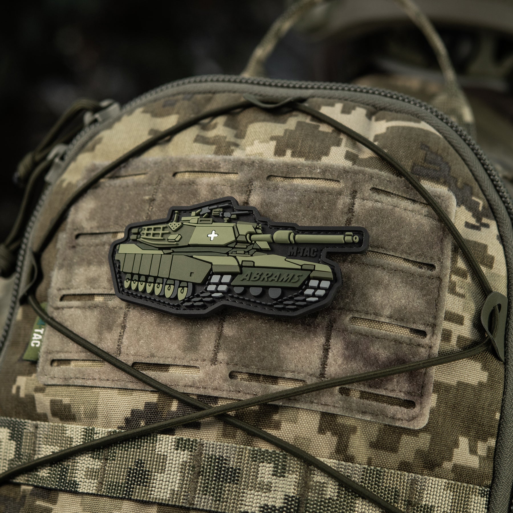M-Tac нашивка ABRAMS (PVC) olive