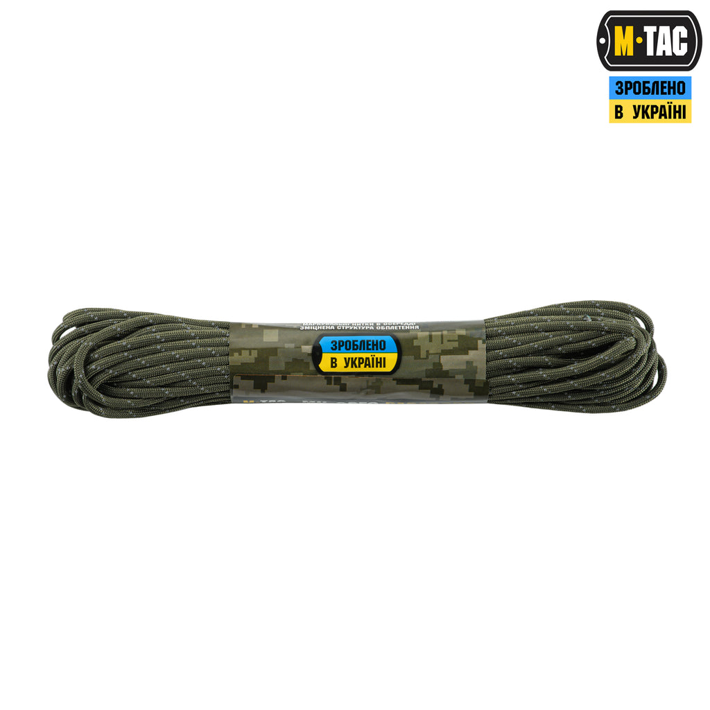 M-Tac паракорд 550 mil-spec Ranger Green Reflective 15м