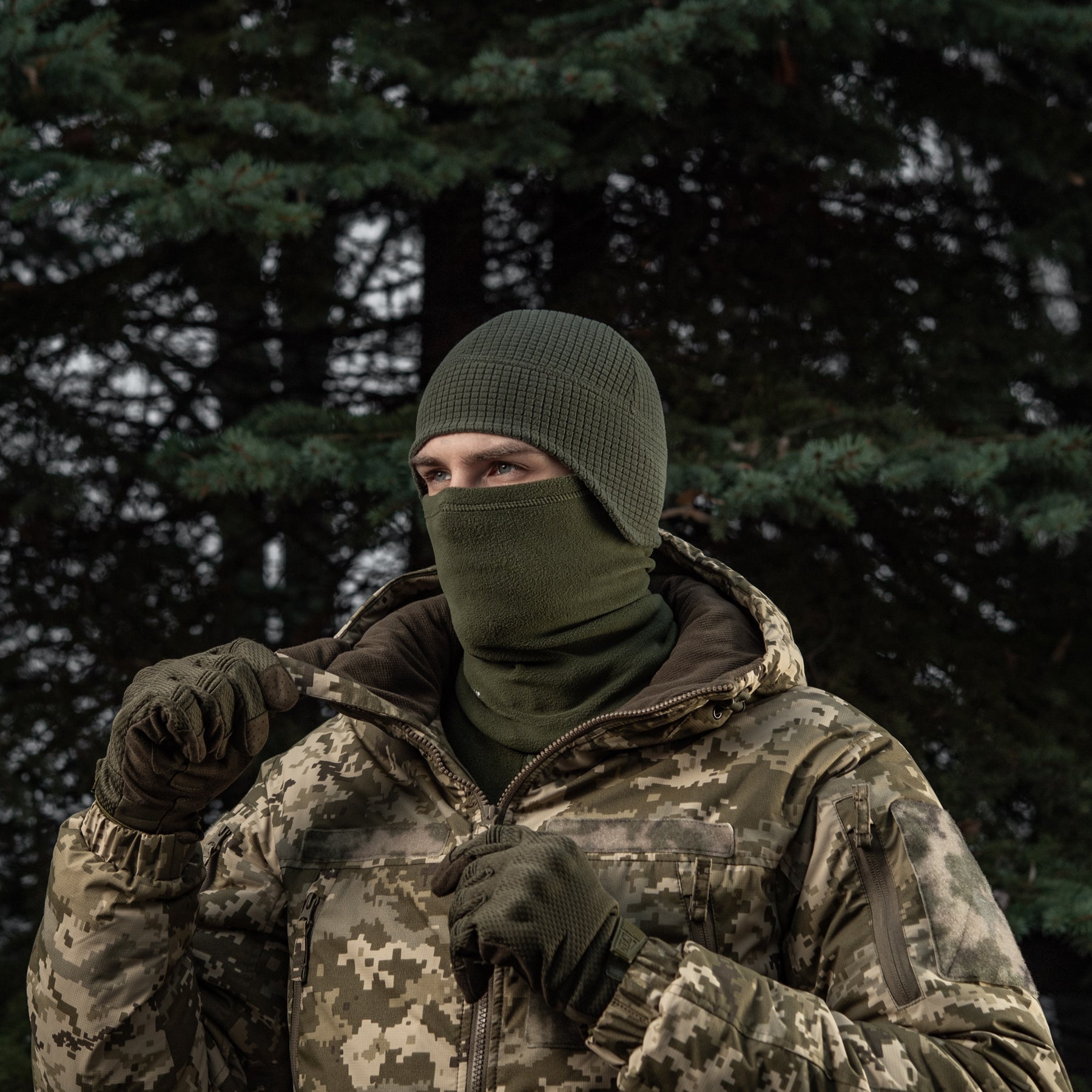M-Tac шапка-підшоломник Gen.II фліс ріп-стоп Army Olive