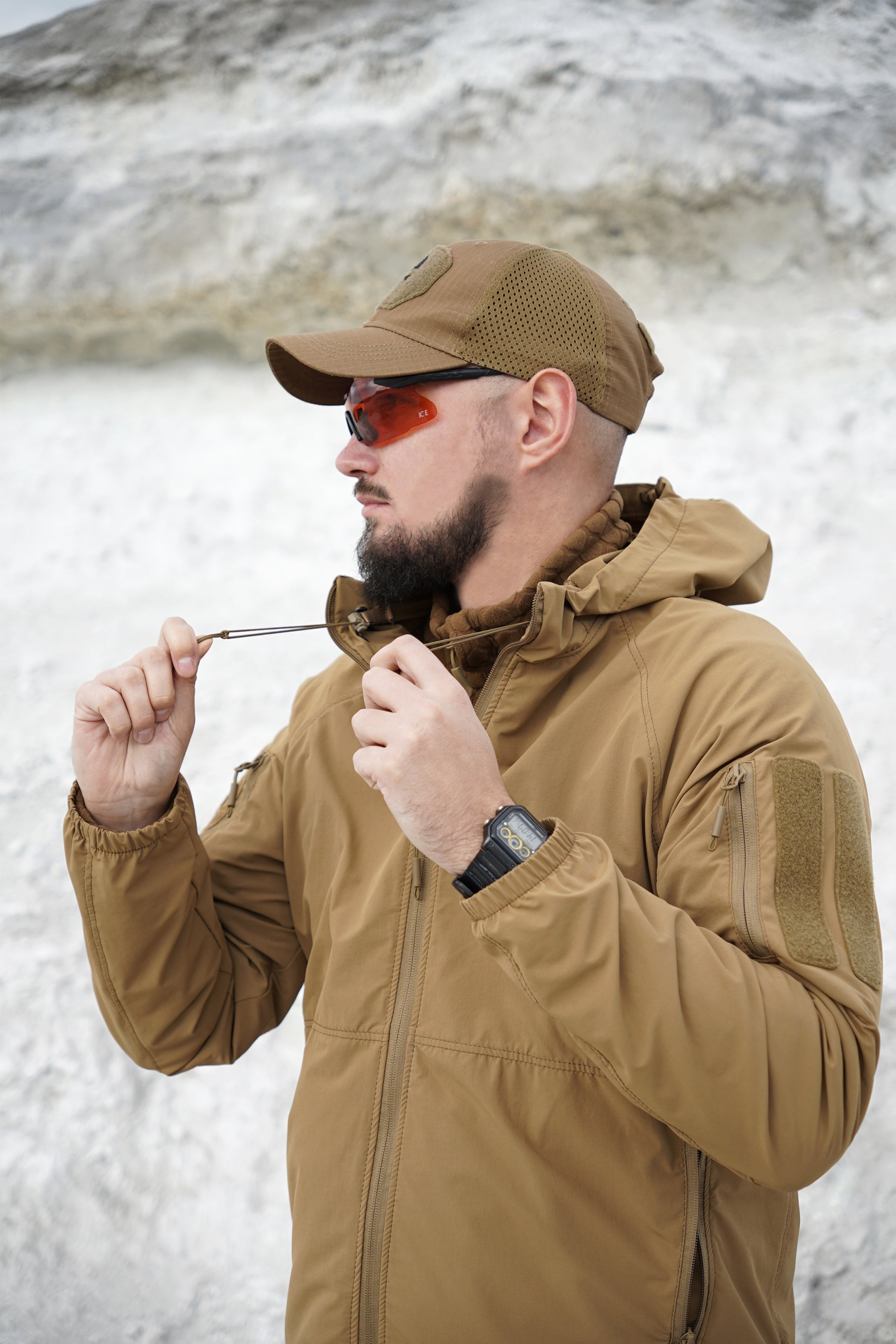 Водовідштовхувальний костюм койот 4W Stretch Militex