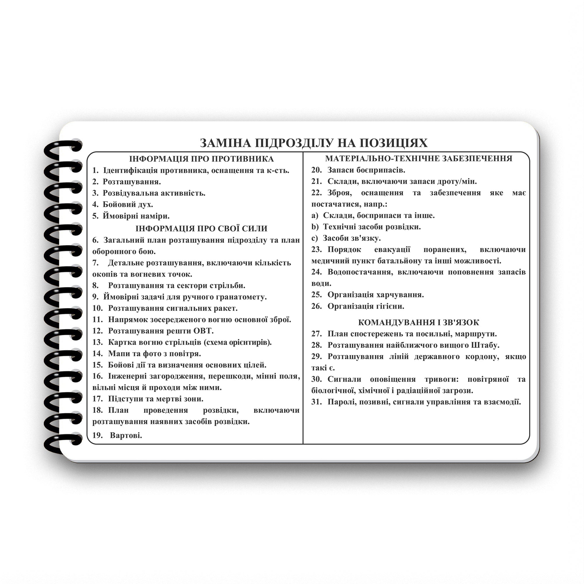 Ecopybook Tactical Блокнот сержанта
