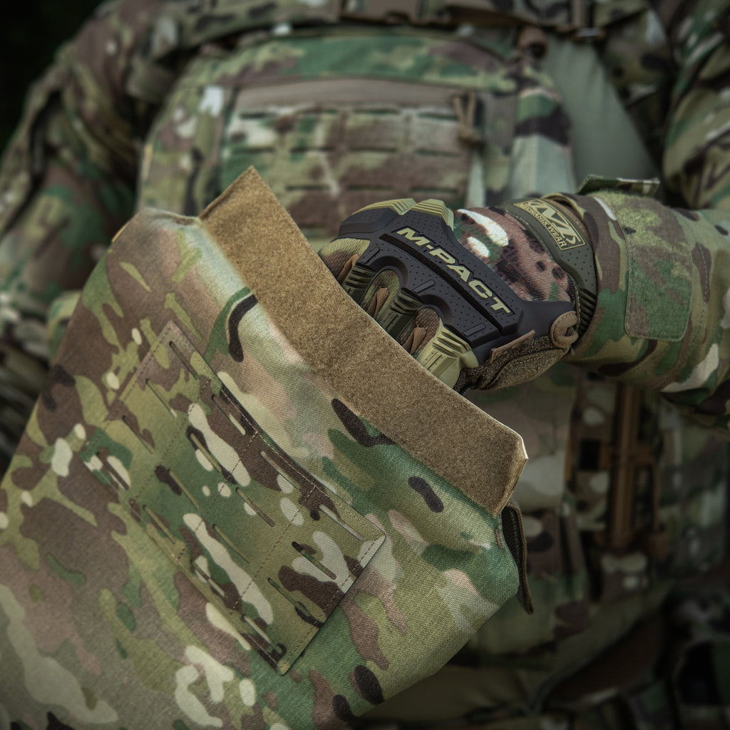 M-Tac фартух протиуламковий з балістичним пакетом 2 клас (BRONYX) Laser Cut Multicam