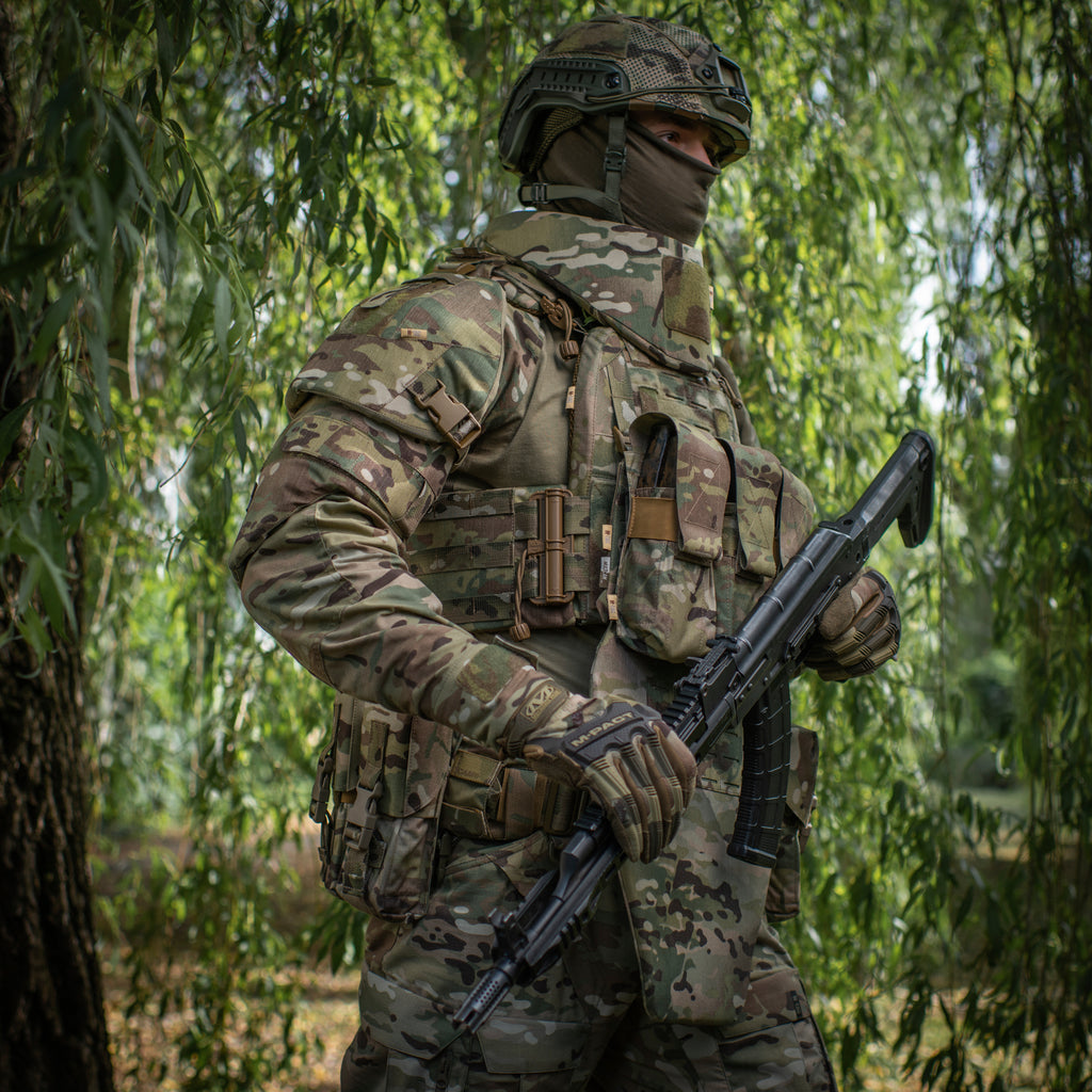M-Tac плечовий захист з балістичними пакетами 1 клас захисту Ергономічний (Пара) Multicam