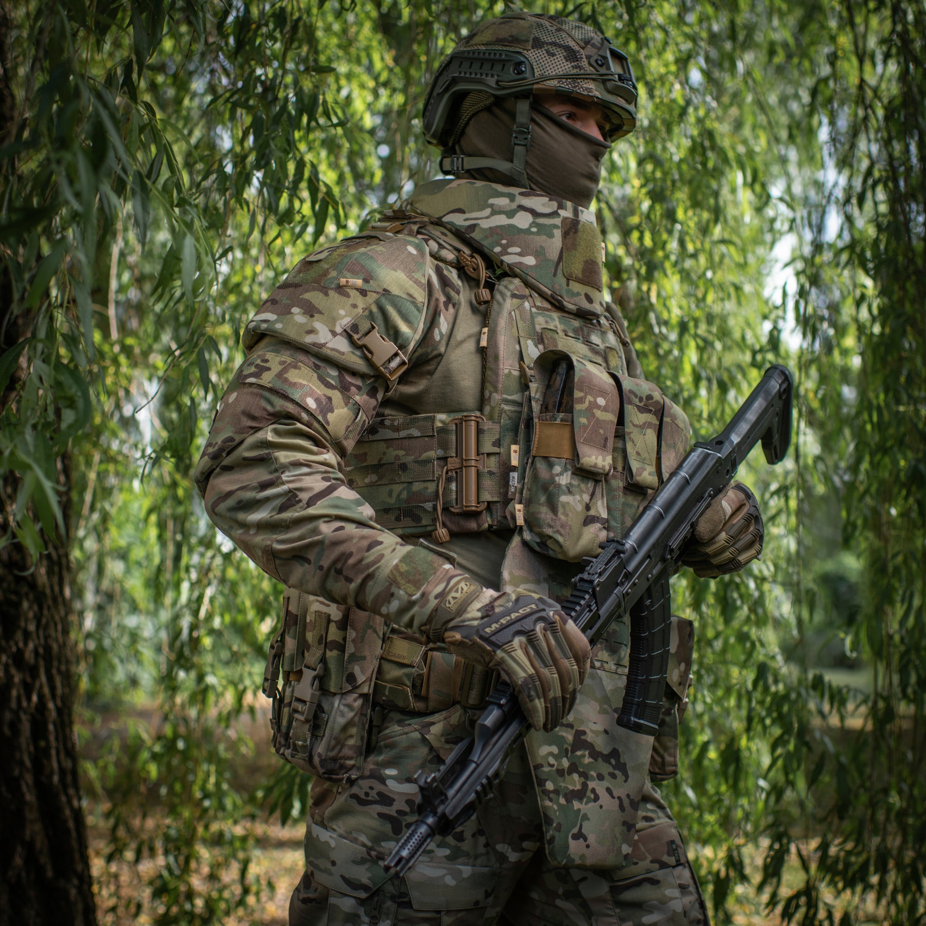 M-Tac плечовий захист з балістичними пакетами 1 клас захисту Ергономічний (Пара) Multicam