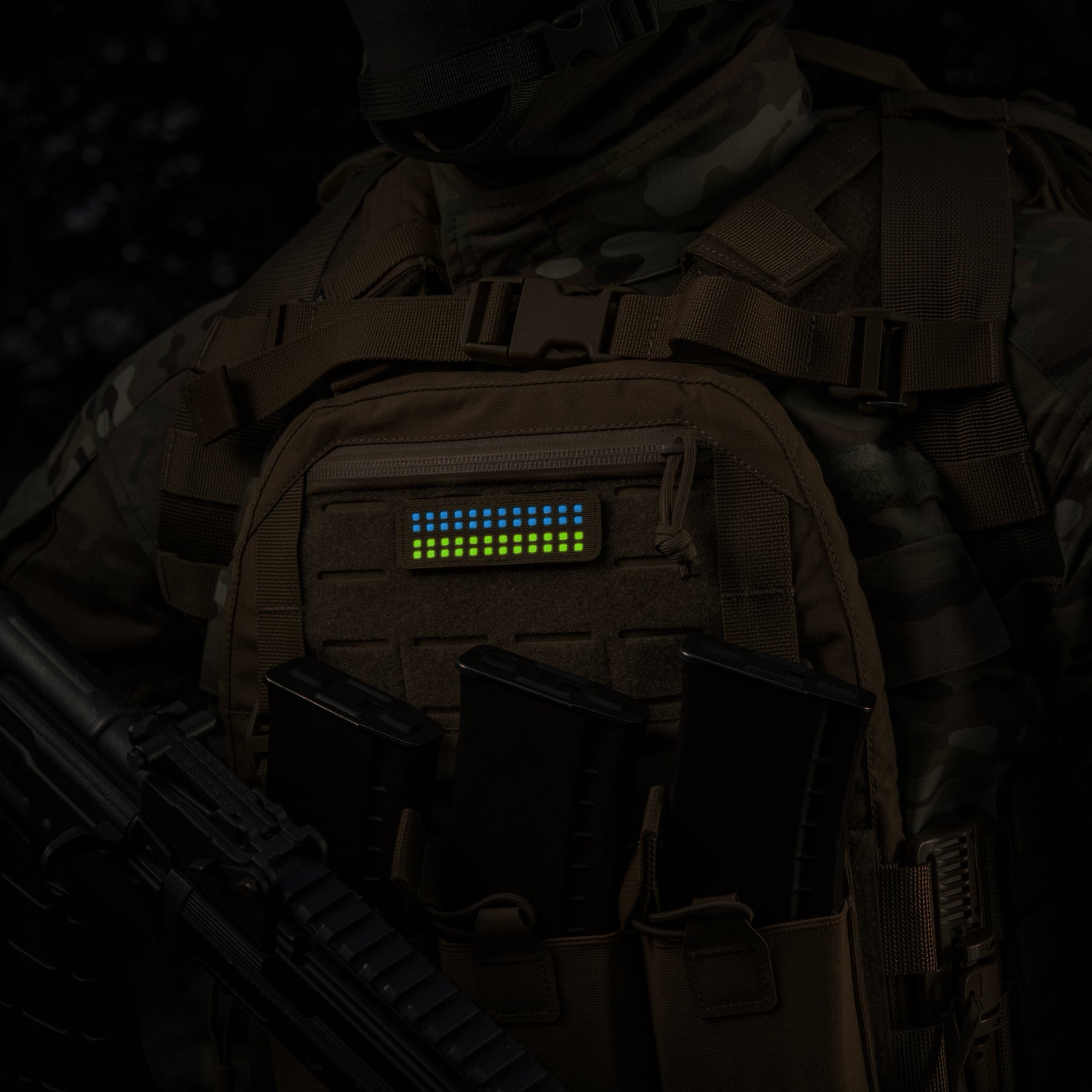 M-Tac нашивка прапор України 25х80 Laser Cut Coyote/Yellow/Blue/GID