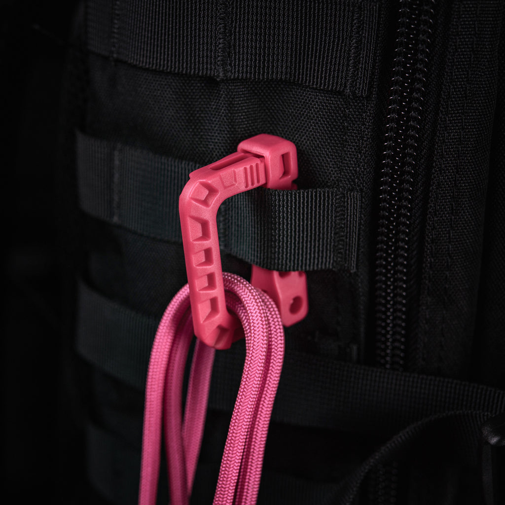 Карабін пластиковий Grimloc Pink