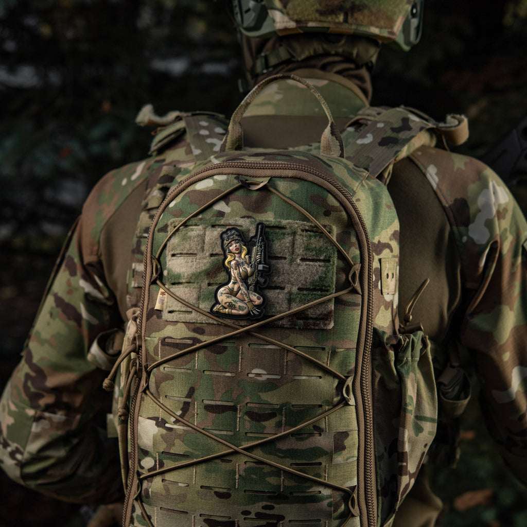 M-Tac нашивка Tactical girl №5 PVC Hooligan